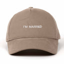 I'm Married Nakışlı Gabardin Şapka