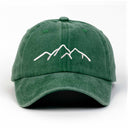 Mountain Nakışlı Yıkamalı Şapka