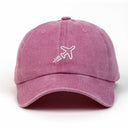 Uçak Nakışlı Yıkamalı Şapka