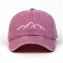 Mountain Nakışlı Yıkamalı Şapka