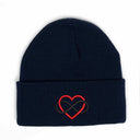 Sonsuz Kalp Nakışlı Bere