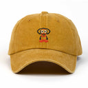 Köpek Nakışlı Yıkamalı Şapka