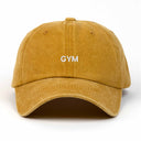 Gym Nakışlı Yıkamalı Şapka