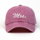 Mrs Nakışlı Yıkamalı Şapka