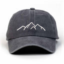 Mountain Nakışlı Yıkamalı Şapka