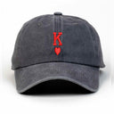 Kupa Papazı Nakışlı Yıkamalı Şapka