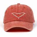 Bat Nakışlı Yıkamalı Şapka