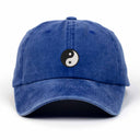 Yin Yang Nakışlı Yıkamalı Şapka