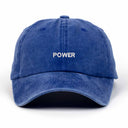 Power Nakışlı Yıkamalı Şapka