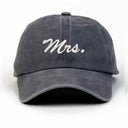 Mrs Nakışlı Yıkamalı Şapka