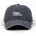 Mr. Nakışlı Yıkamalı Şapka