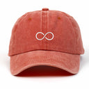 Sonsuzluk Nakışlı Yıkamalı Şapka