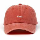 First Nakışlı Yıkamalı Şapka