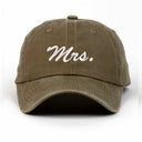 Mrs Nakışlı Yıkamalı Şapka