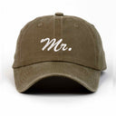 Mr. Nakışlı Yıkamalı Şapka