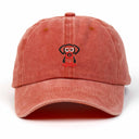 Köpek Nakışlı Yıkamalı Şapka