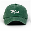 Mrs Nakışlı Yıkamalı Şapka