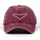 Bat Nakışlı Yıkamalı Şapka
