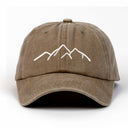 Mountain Nakışlı Yıkamalı Şapka