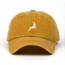 Antilop Nakışlı Yıkamalı Şapka