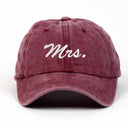 Mrs Nakışlı Yıkamalı Şapka