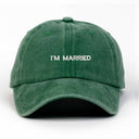 I'm Married Nakışlı Yıkamalı Şapka