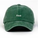 First Nakışlı Yıkamalı Şapka