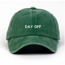 Day Off Nakışlı Yıkamalı Şapka