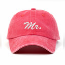 Mr. Nakışlı Yıkamalı Şapka