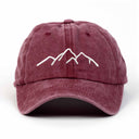 Mountain Nakışlı Yıkamalı Şapka