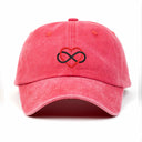 Sonsuz Kalp Nakışlı Yıkamalı Şapka