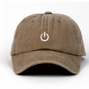 Power Key Nakışlı Yıkamalı Şapka