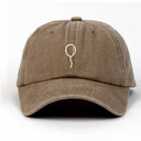 Balon Nakışlı Yıkamalı Şapka