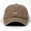 Cake Nakışlı Yıkamalı Şapka