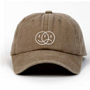 Happy And Sad Nakışlı Yıkamalı Şapka