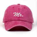 Mr. Nakışlı Yıkamalı Şapka