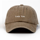 Luck You Nakışlı Yıkamalı Şapka