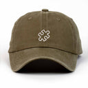 Puzzle Nakışlı Yıkamalı Şapka