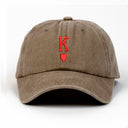 Kupa Papazı Nakışlı Yıkamalı Şapka