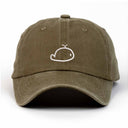 Balina Nakışlı Yıkamalı Şapka