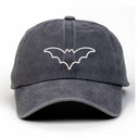 Bat Nakışlı Yıkamalı Şapka