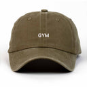 Gym Nakışlı Yıkamalı Şapka