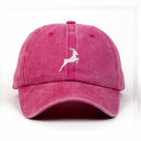 Antilop Nakışlı Yıkamalı Şapka