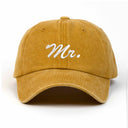 Mr. Nakışlı Yıkamalı Şapka