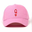 Kupa Kızı Nakışlı Gabardin Şapka