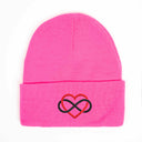 Sonsuz Kalp Nakışlı Bere