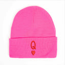 Kupa Kızı Nakışlı Bere