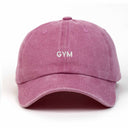 Gym Nakışlı Yıkamalı Şapka