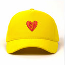 Love Kalp Nakışlı Gabardin Şapka