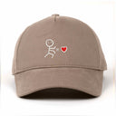 Çöp Adam Sol Nakışlı Gabardin Şapka